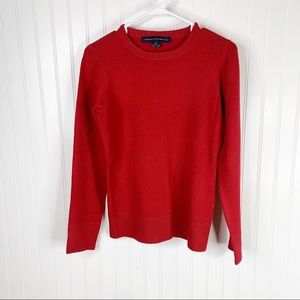 French Connection Bold Red Crew Neck Sweater